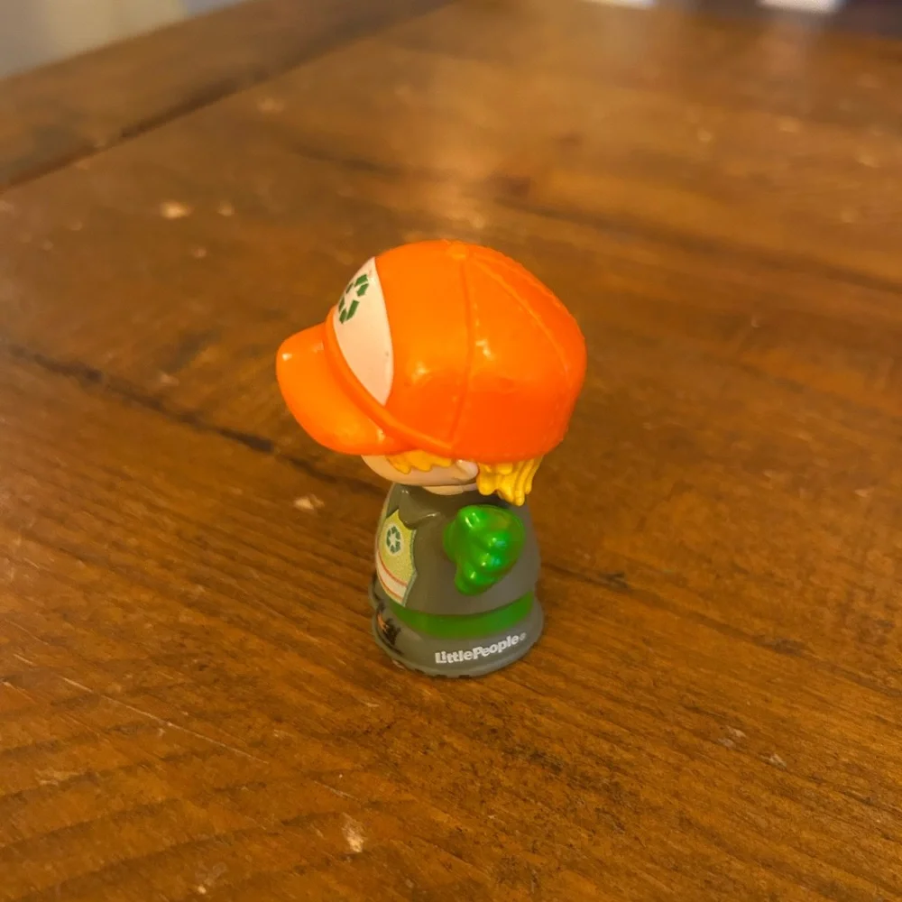 Fisher Price Little People Recycling worker as is